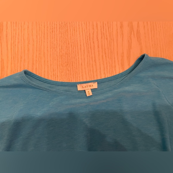 Blue Ruched Top - Picture 2 of 8